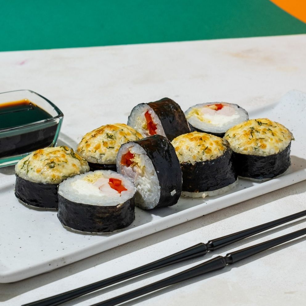 Запеченные с курицей