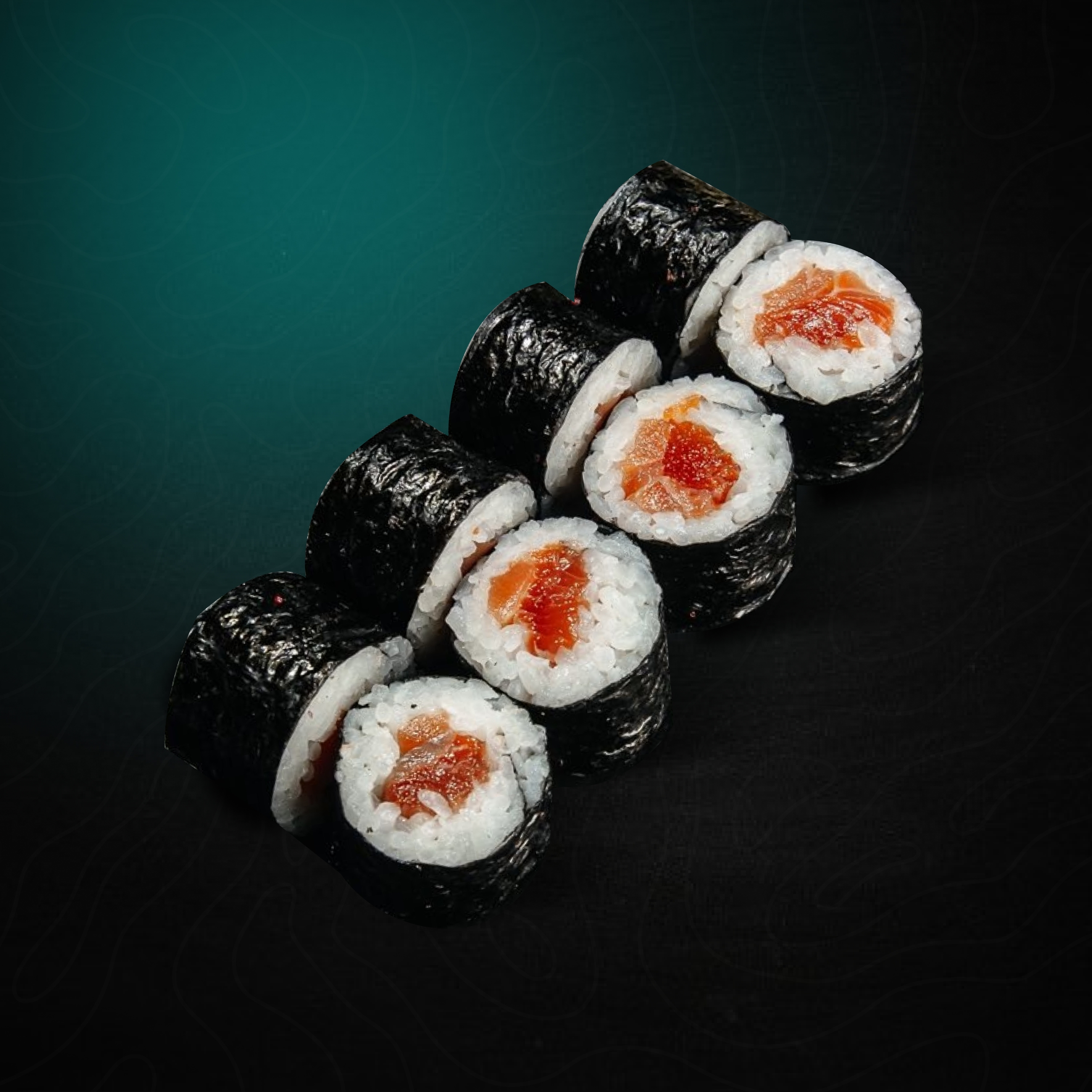 Маки с лососем 