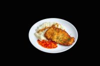 Куриная отбивная с картофельным пюре