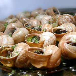 Улитки в белом соусе