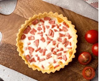 Мини пирог с ветчиной и сыром 13 см