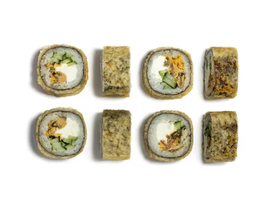 Жареный ролл с мидиями