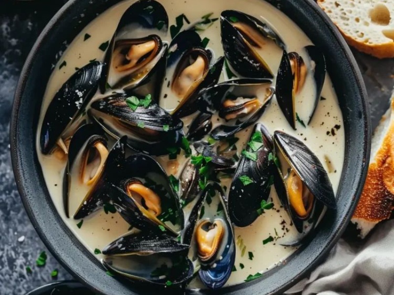 Мидии с соусом Дор Блю Пищевая ценность на 100г продукта: