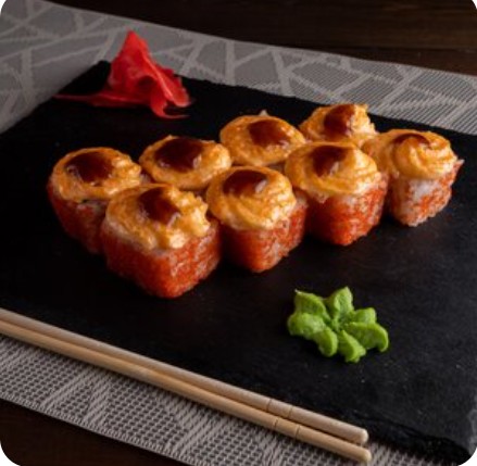 Запеченный калифорния С креветкой