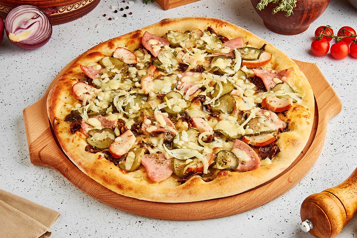 Пицца M Фермерская сливочная