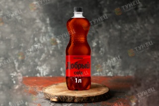 ДОБРЫЙ КОЛА БЕЗ САХАРА 1Л