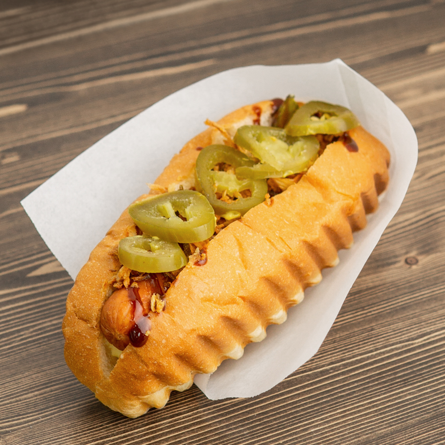 хот-дог Rampa bbq с халапеньо