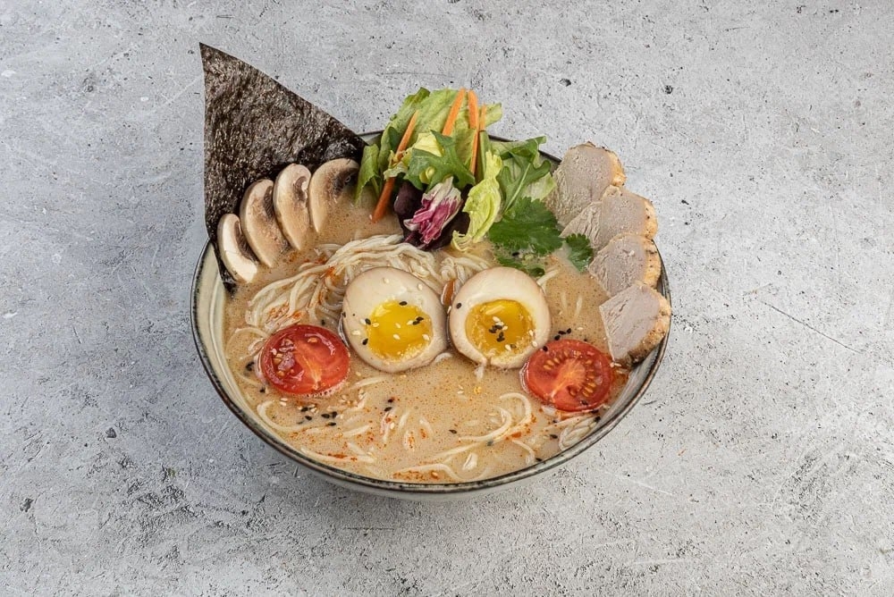 Рамен с курицей