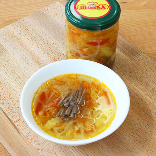 Щи с мясом