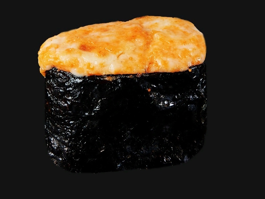 Sushi с креветкой запеченные