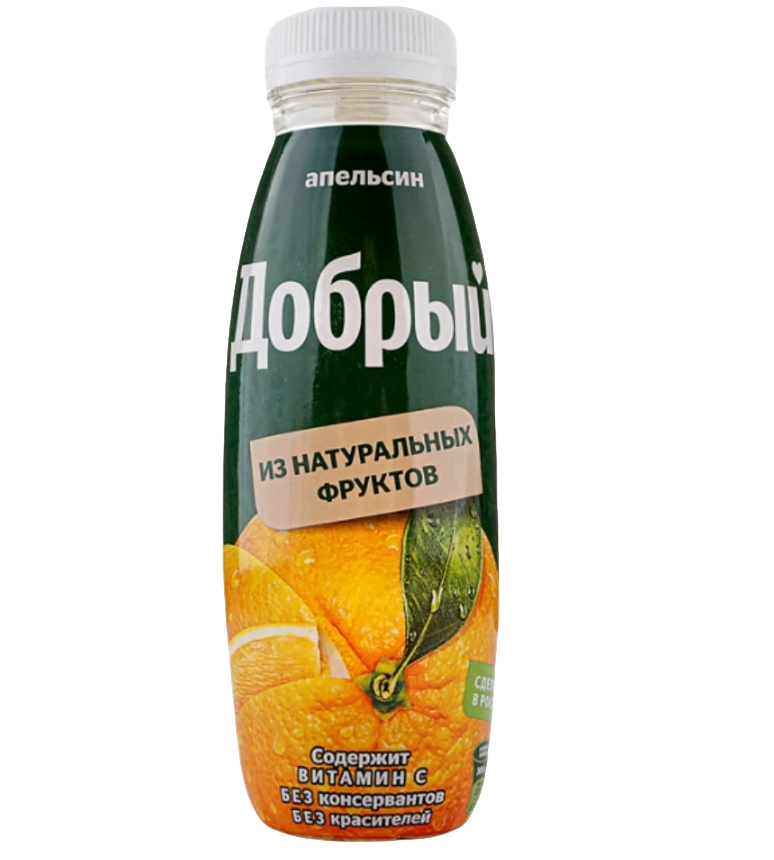 Добрый сок апельсин 0,33л