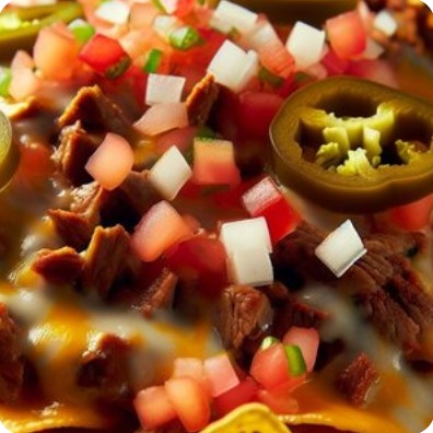 Начос кон карне и кесо