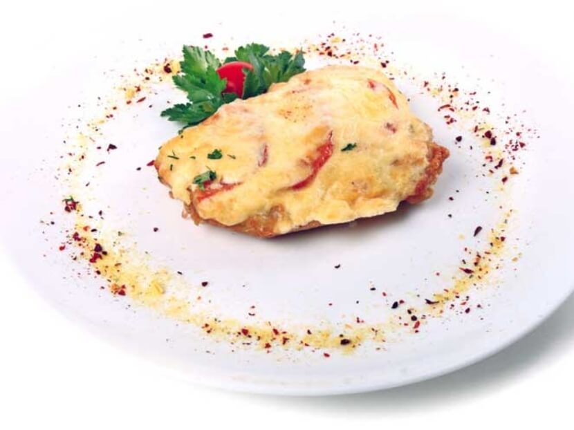 Куриная отбивная под сыром