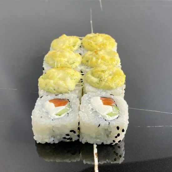 Запеченный с лососем