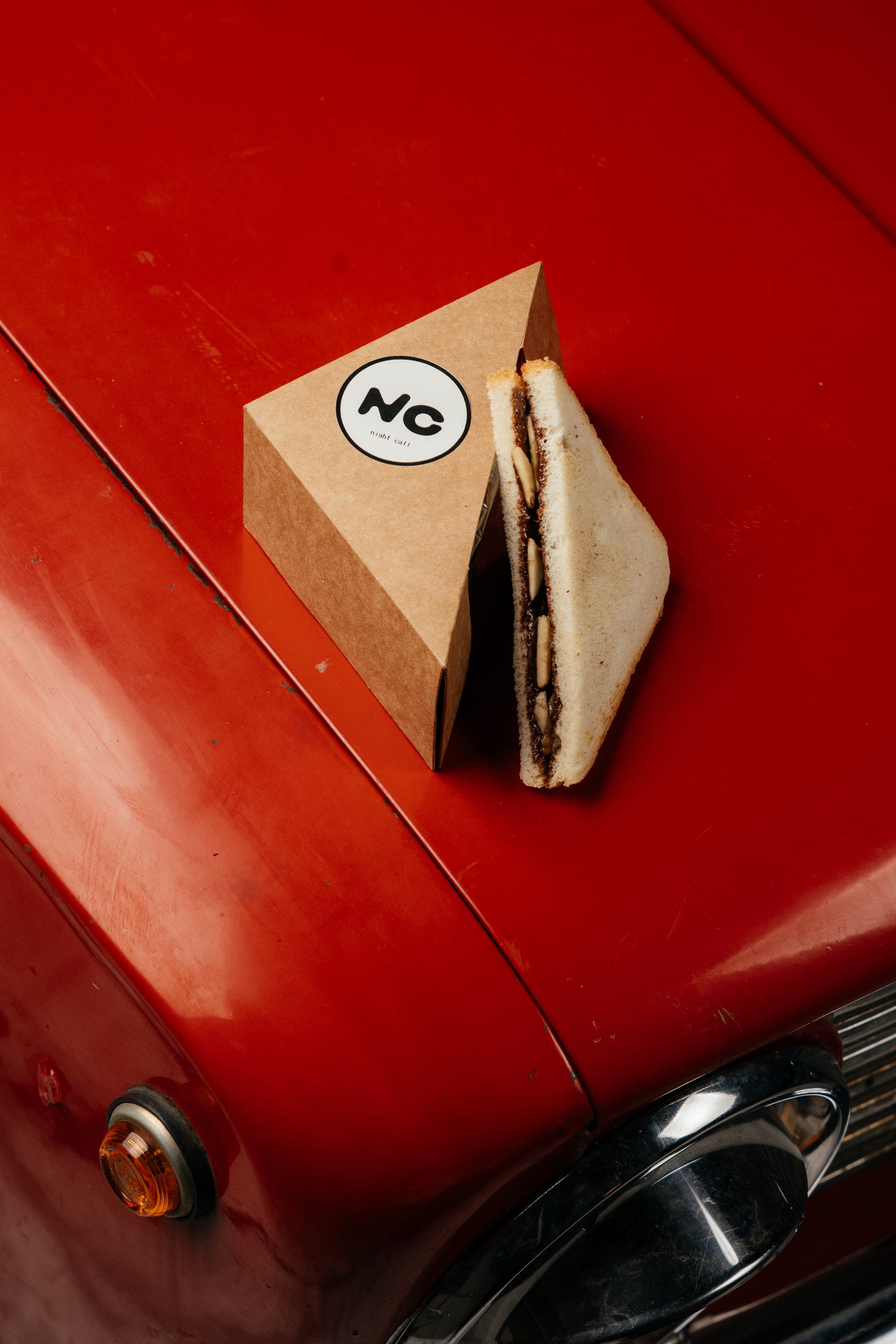 Сэндвич с нутеллой и бананом