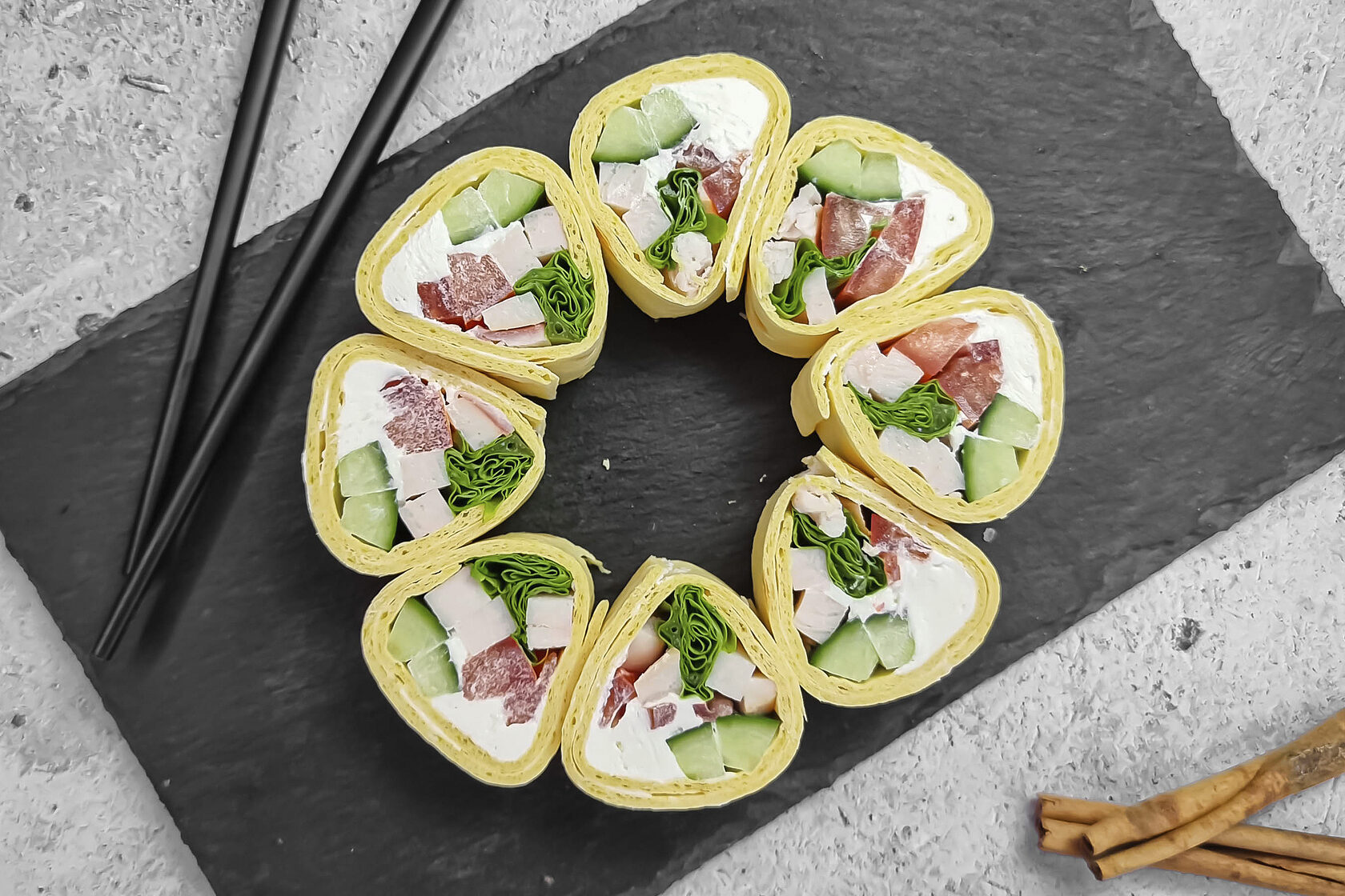 Тортилья с курицей