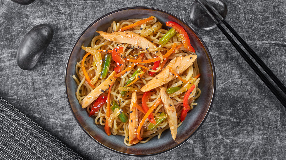 Вок Курица терияки