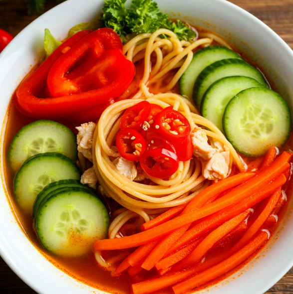 Рамен острый с курицей