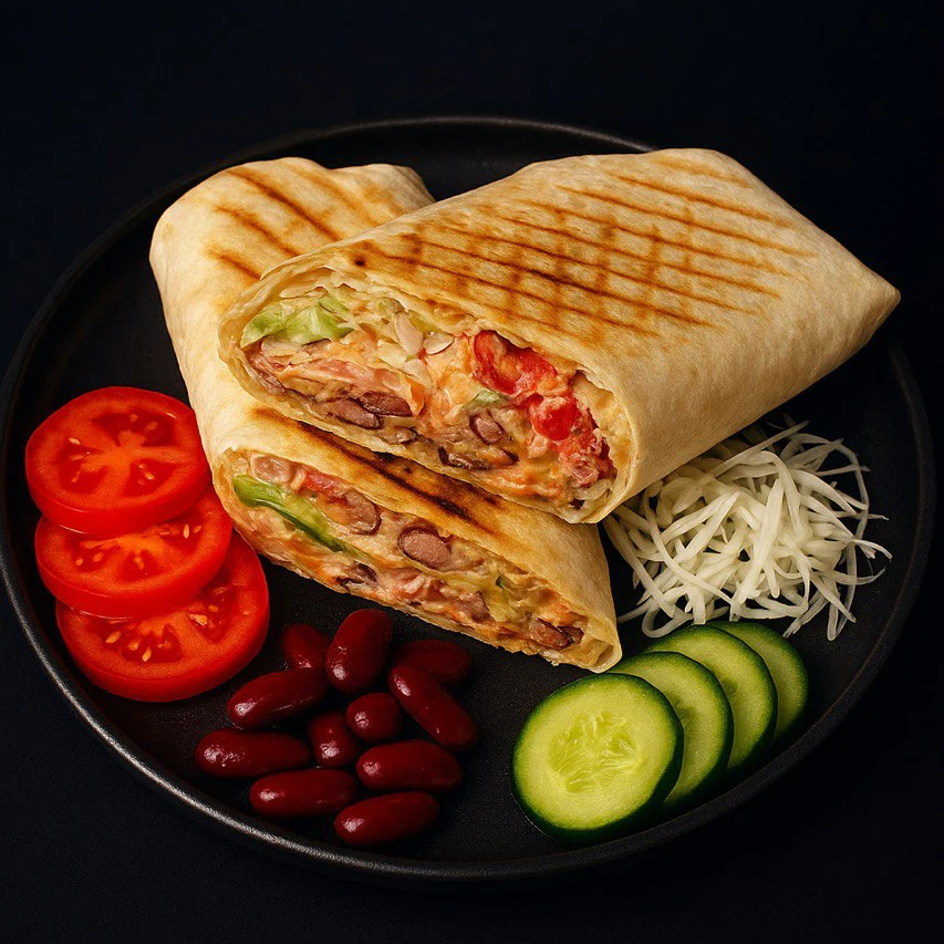 Мини-Шаурма овощная и здоровая