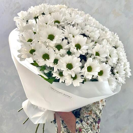 Охапка Кустовых Ромашек M (11шт)