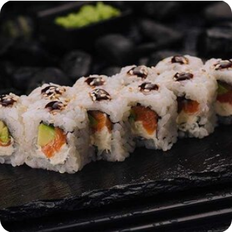 Ролл Калифорния с креветкой