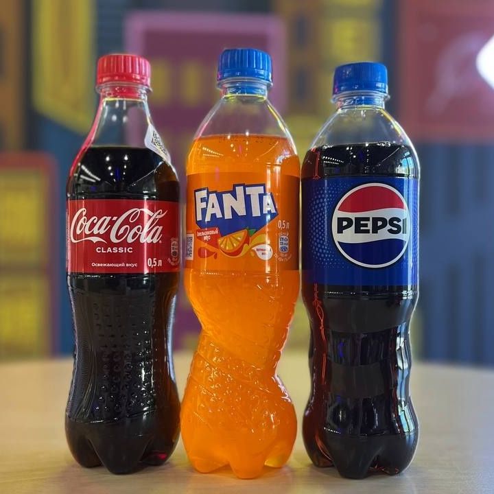 Coca-Cola, Pepsi, Fanta