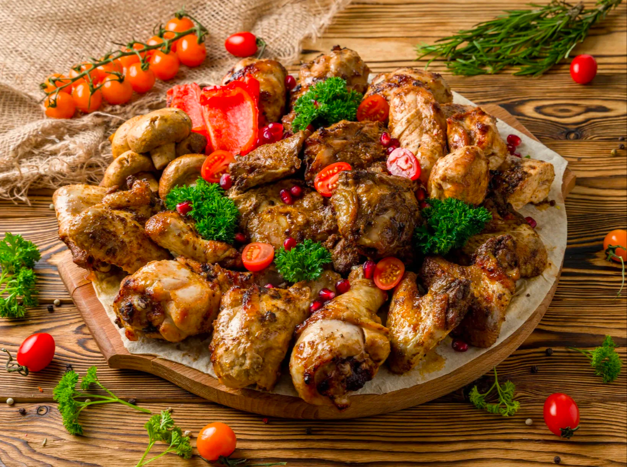 Куриный шашлык 