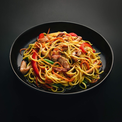 Лапша терияки с куриной грудкой