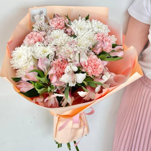 Авторский букет «Твоя любовь» из диантусов