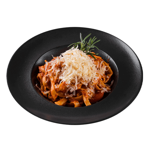 Паста с беконом и Черри
