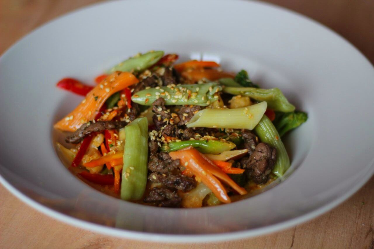 WOK ГОВЯДИНА, ОВОЩИ, ПЕННЕ