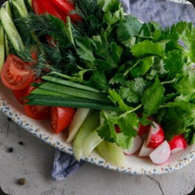 Овощная тарелка