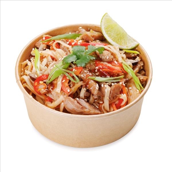 Удон с курицей