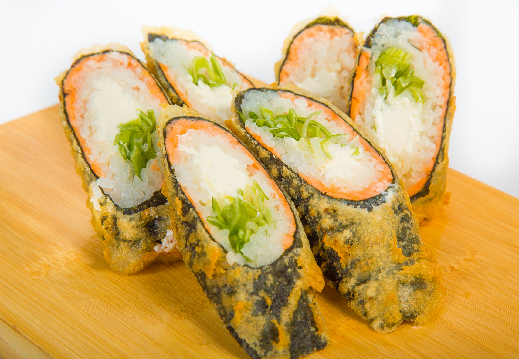 Филадельфия темпура с лососем