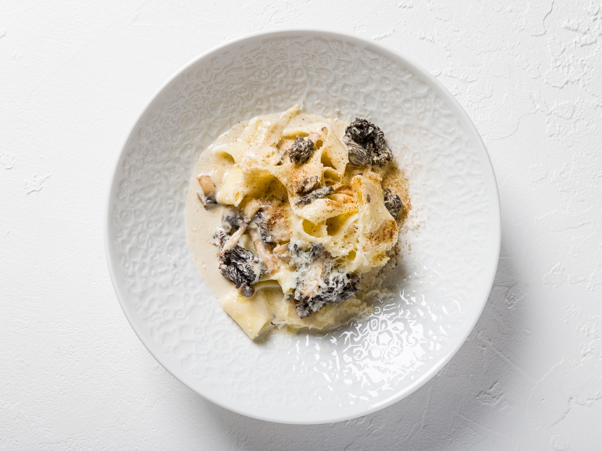 Паппарделле с лесными грибами