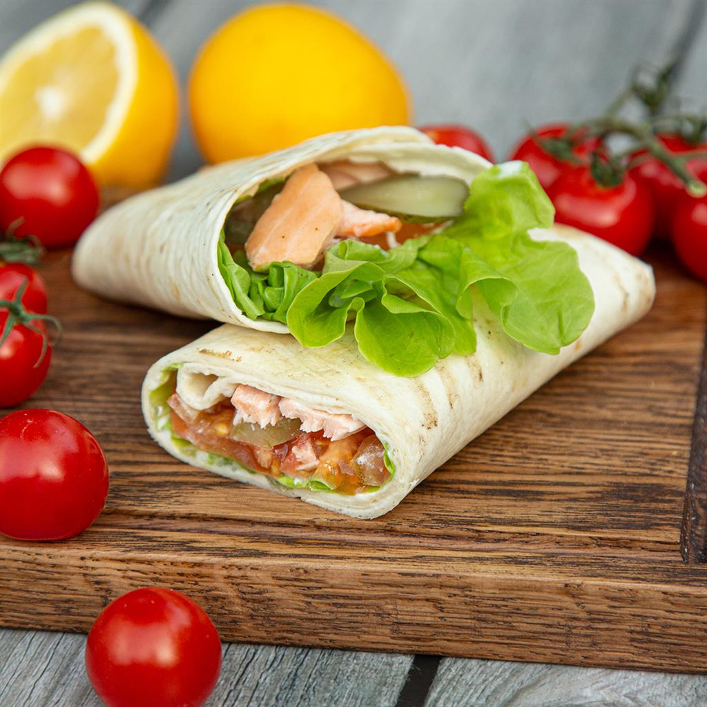 Питас с лососем