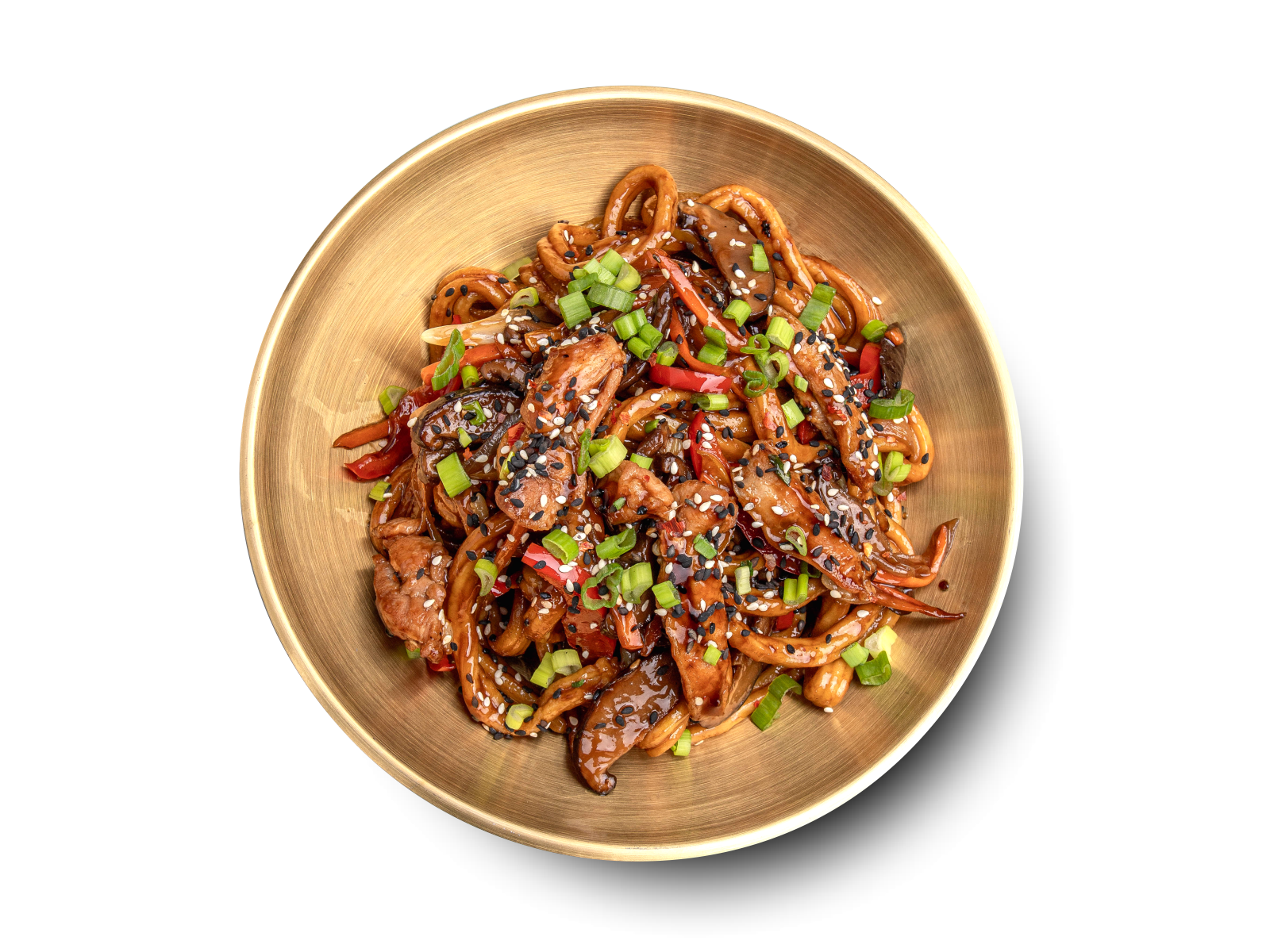 Лапша Удон острый терияки с курицей