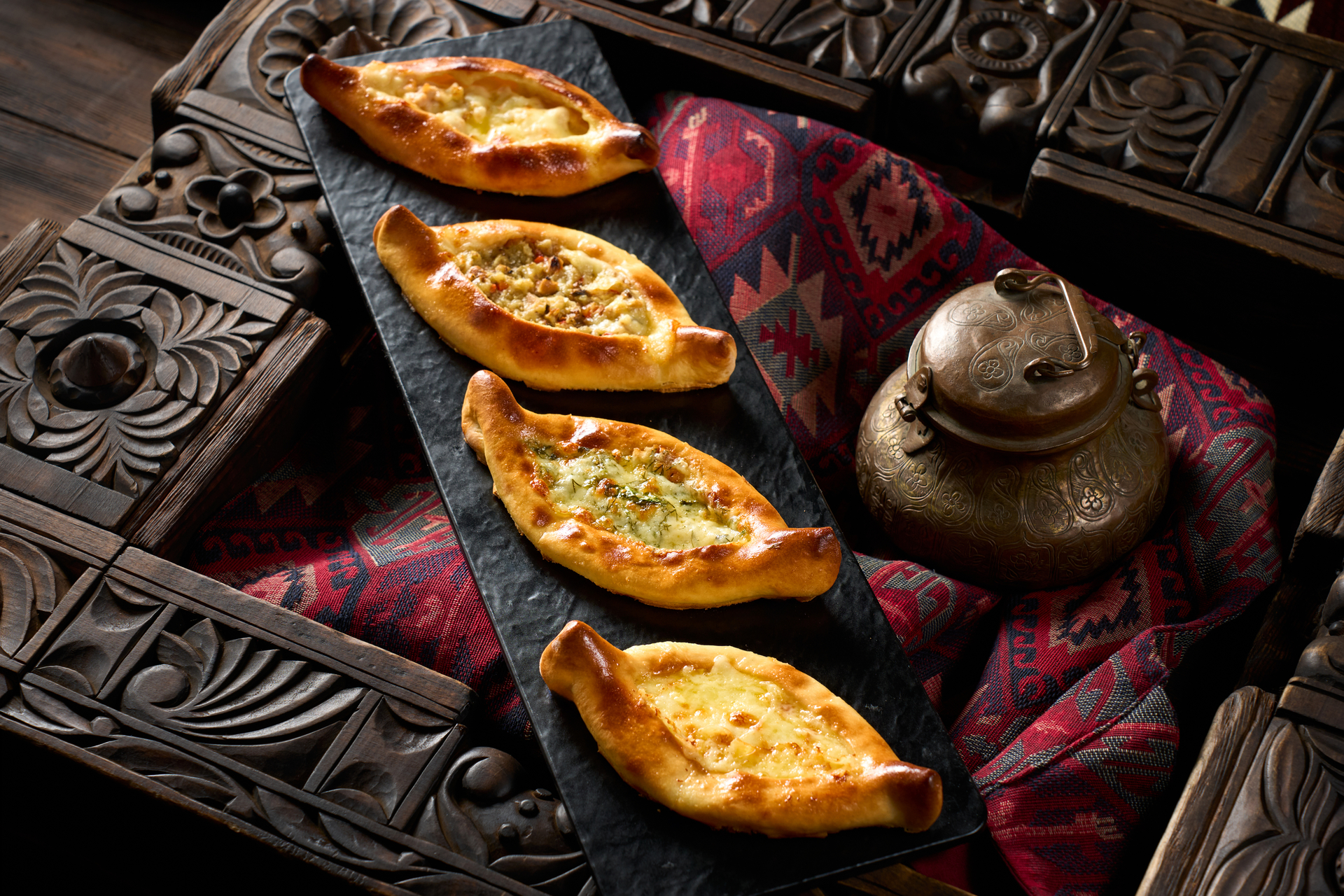 Сет мини-хачапури по-аджарски