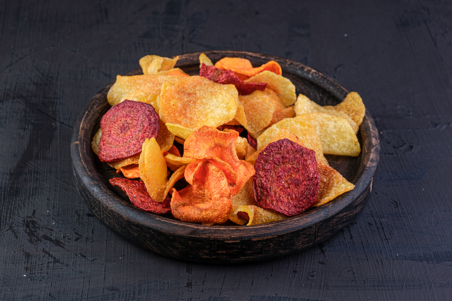 Чипсы из разных овощей