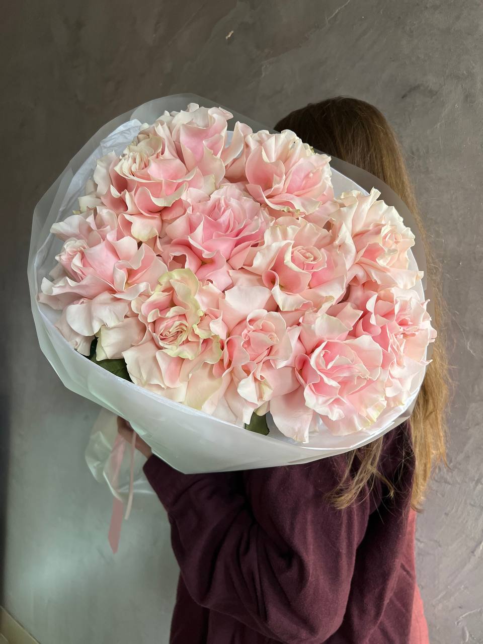 11 французских роз Пинк Мондиаль