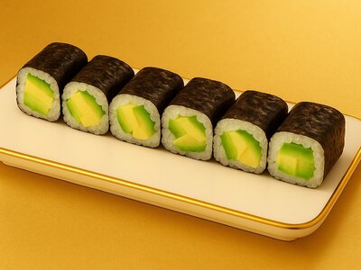 Маки ролл с авокадо