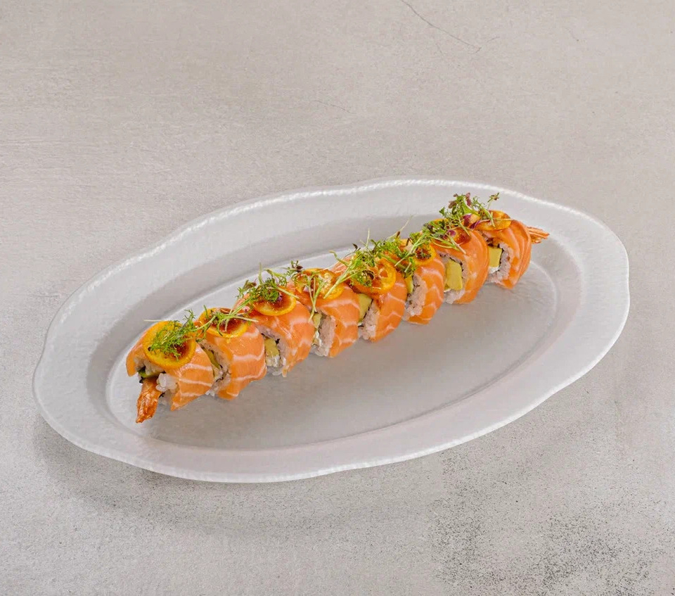 Ролл Филадельфия с креветкой темпура