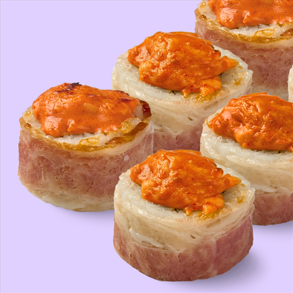 Запечённый с беконом