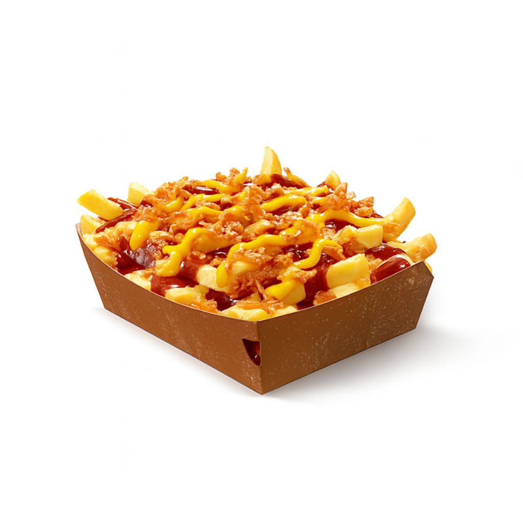 Картофель фри с беконом