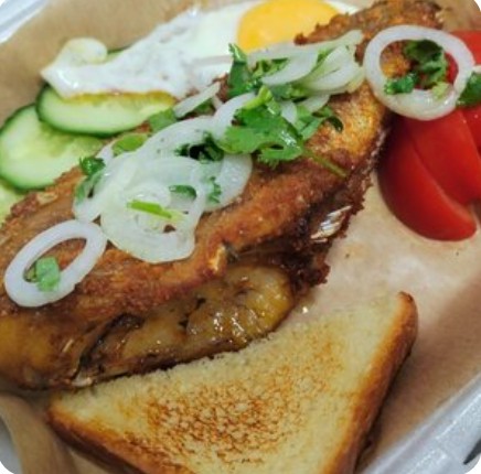 Окунь, запеченный в сметане