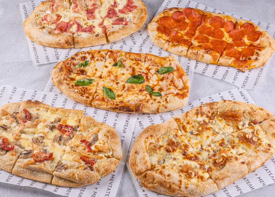 Пиццы на большую компанию