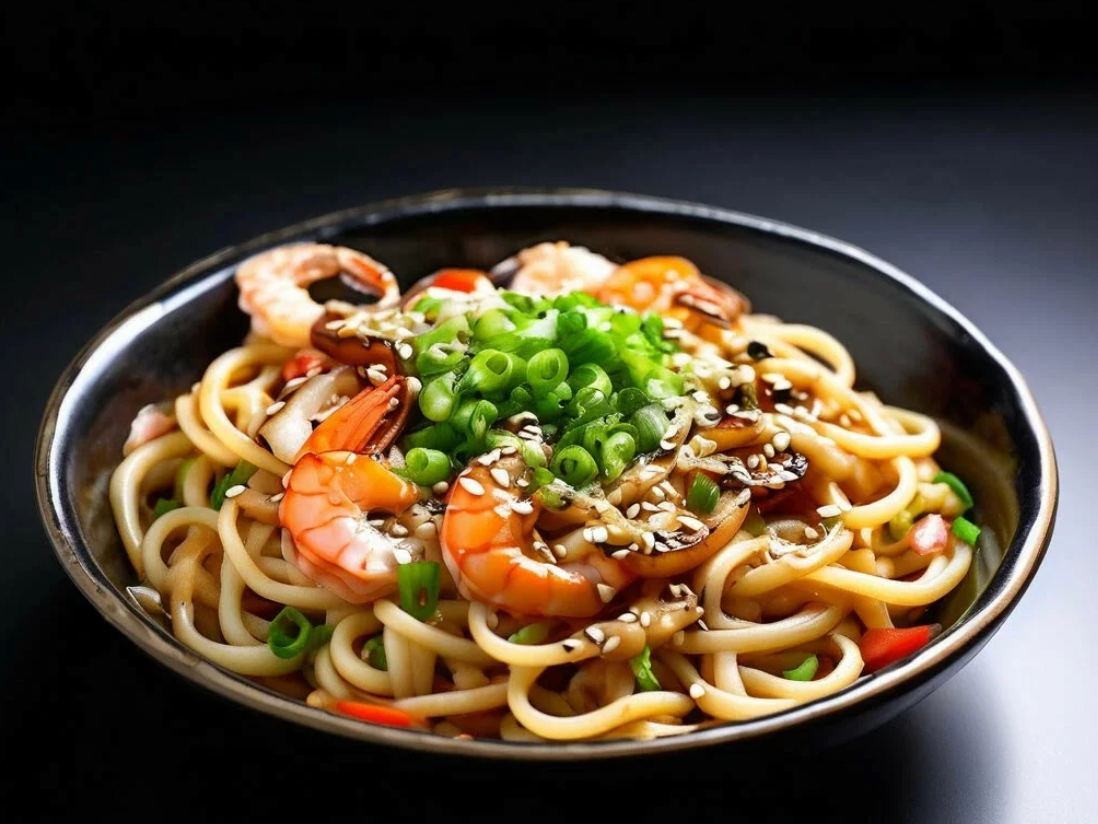 Wok с морепродуктами