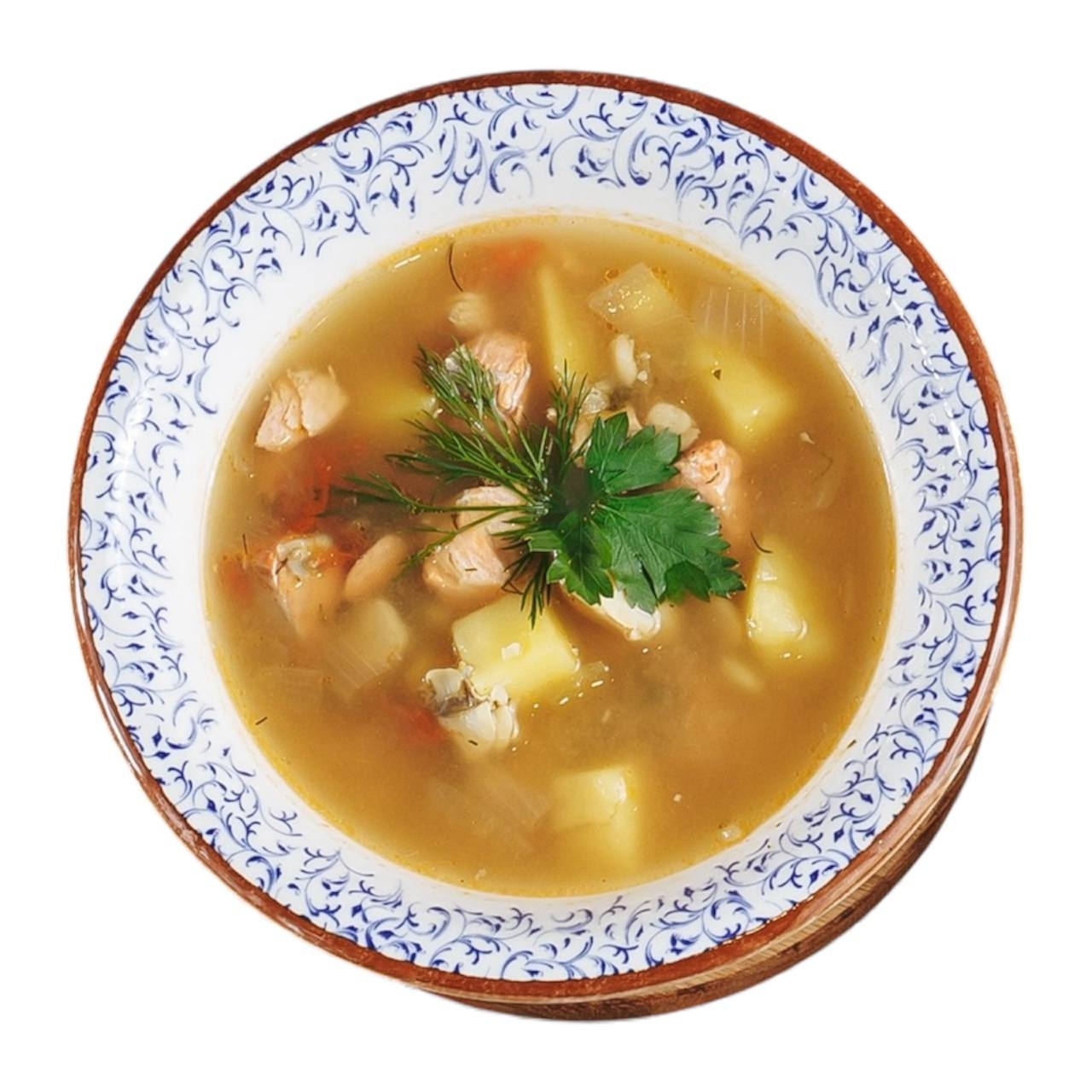 [Д] Уха с судаком