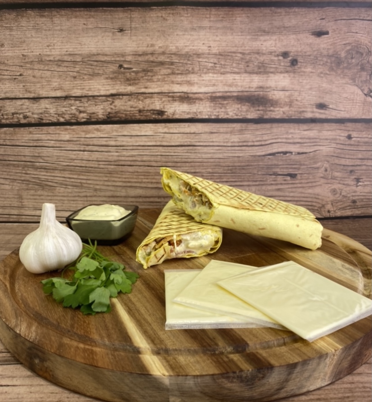 Шаурма сырная со свининой