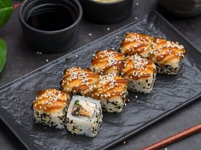 White Самурай с курицей